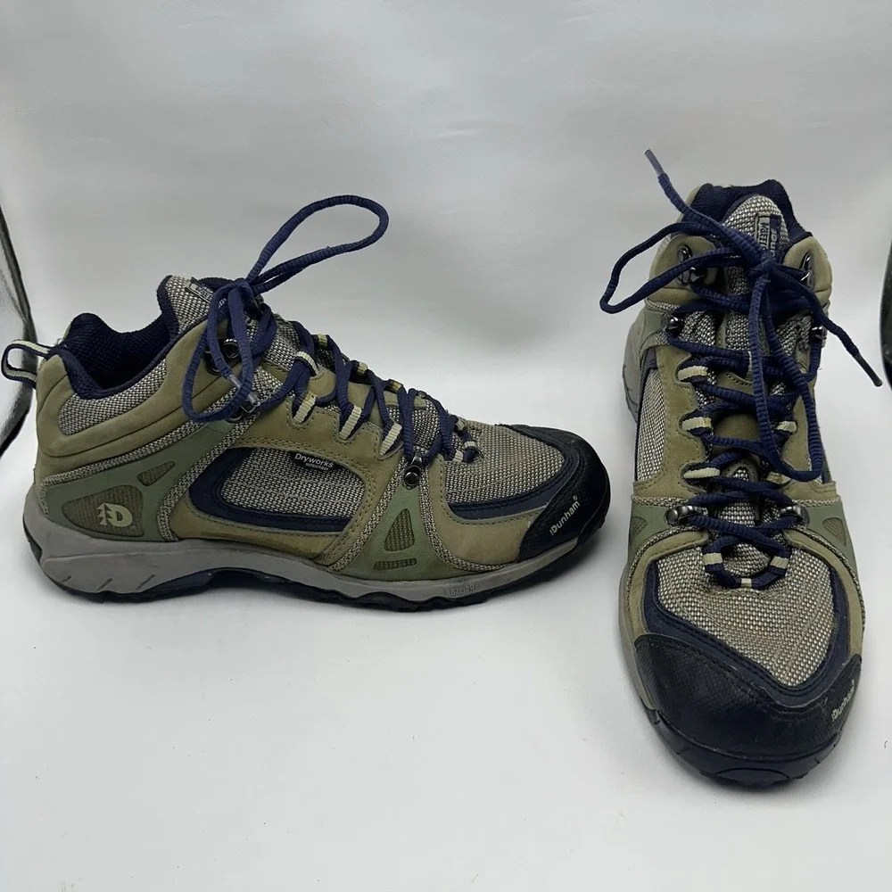 DUNHAM Boots Womens Size 12 Waffle Stomper TERRA‎ STRYER Vibram Dryworks Hiking